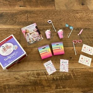 American Girl Truly Me Fun & Games Birthday Party Accessories in original box